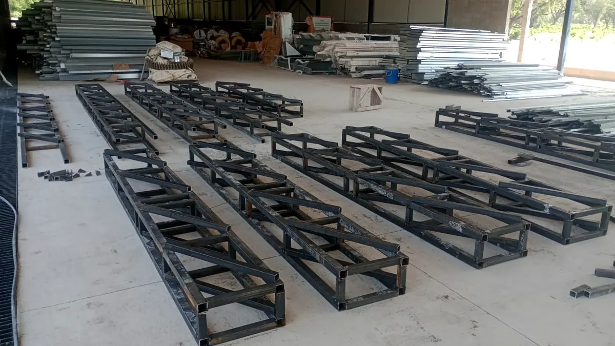 Cerchas fabricadas en taller