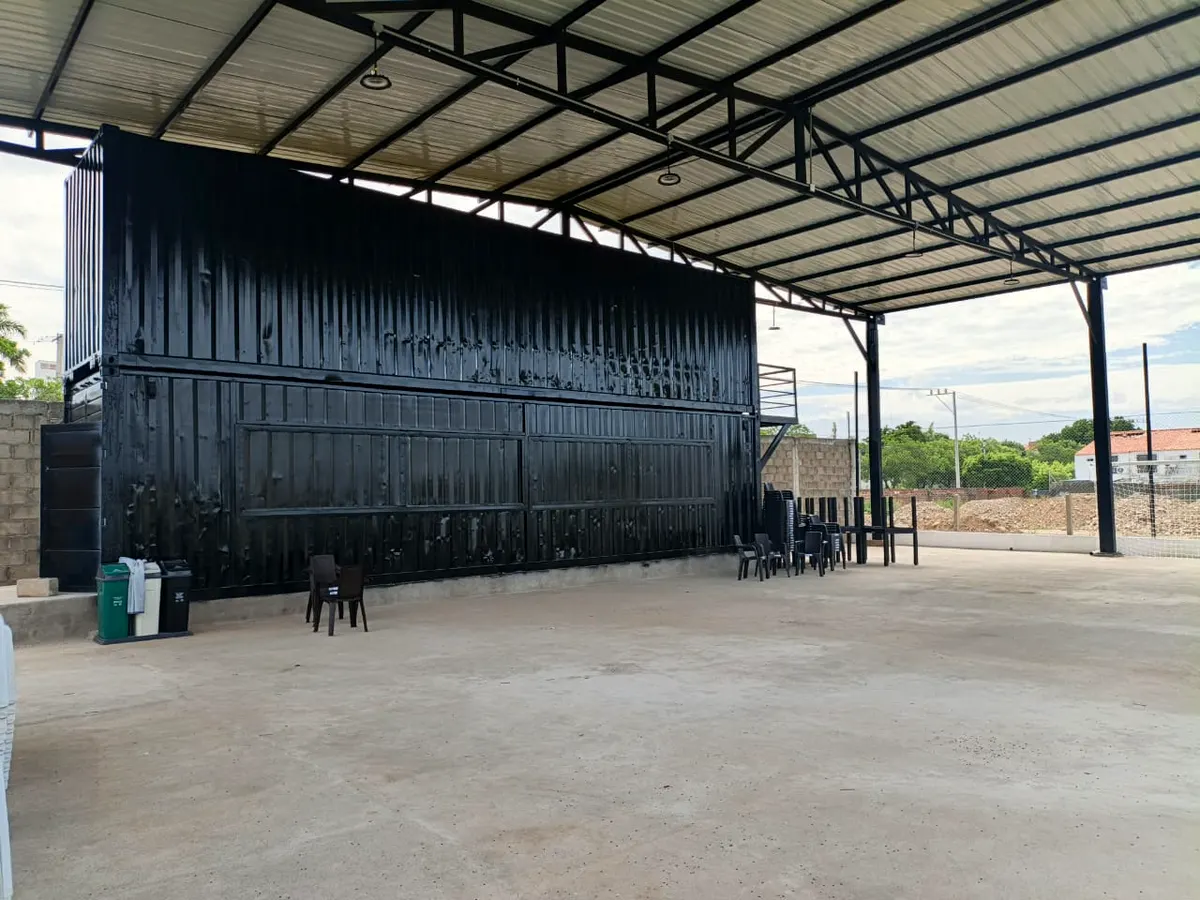 Cubierta metálica terminada