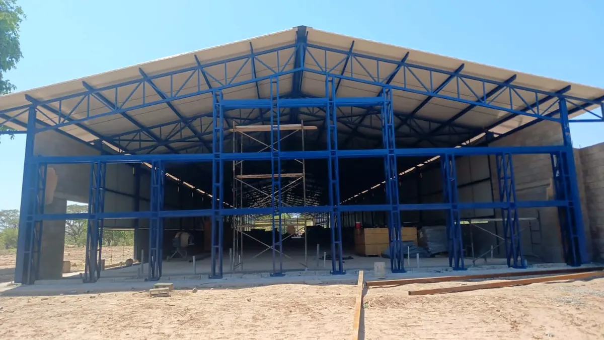 Estructura metálica de galpón